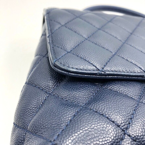 CHANEL Coco Handle Caviar Skin Handbag - Picture 11 of 16